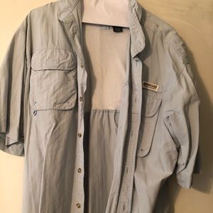 Light blue Magellan fishing shirt